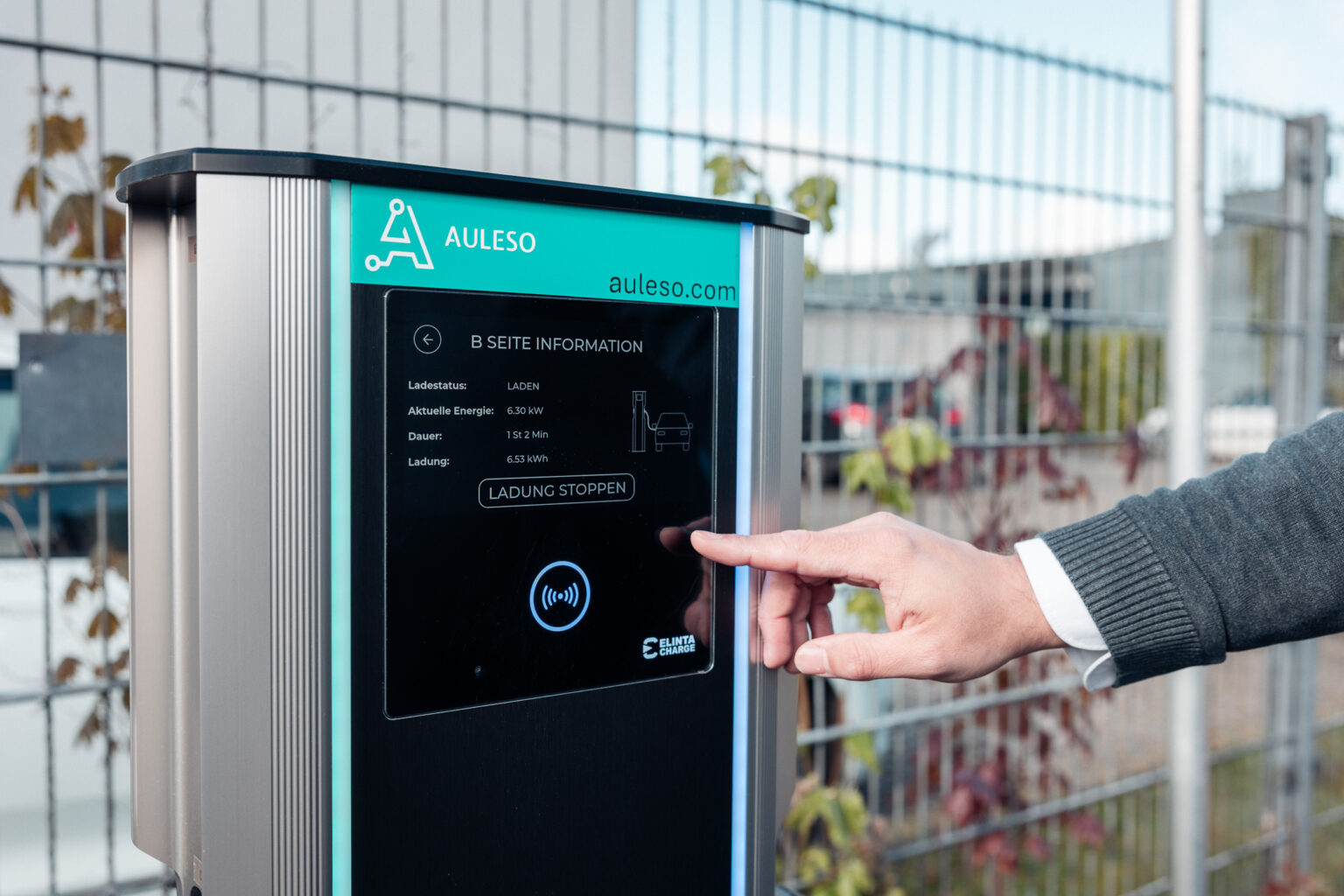 Öffentliche Ladeinfrastruktur auf einer kommunalen Parkfläche